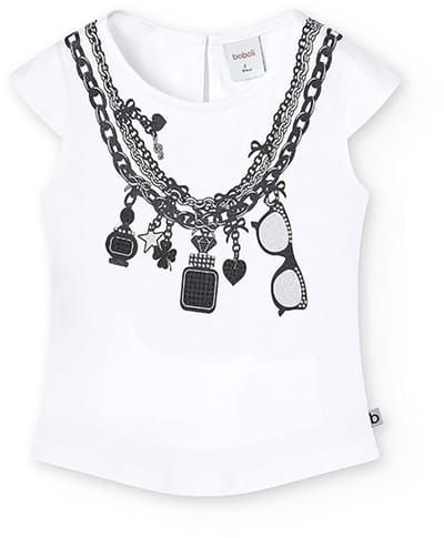 Boboli 728445 Mouwloos T-shirt Wit 10 Years Meisjes
