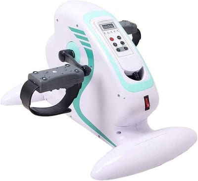 Elektrische Hometrainer - Mini Fiets - Revalidatie Thuis - Met Afstandsbediening - 48x35x30cm - Zwart