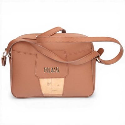 Alviero Martini Eerste klas Small Reporter Bag Vrouw Tabak Stof Geo Classic