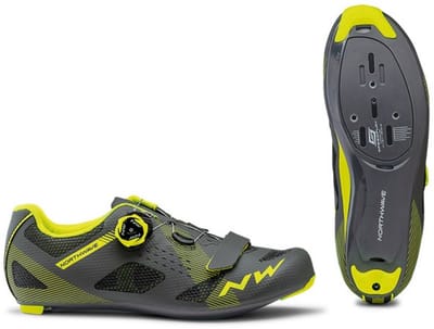 NORTHWAVE STORM Anthracite/Yellow Fluo - 39