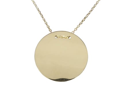 Gouden hanger met ketting