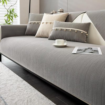 Chenille Hoge Precisie Bankhoes Universele Antislip Bankhoes Bank Beschermmatten voor Woonkamer Decoratie Bankkussen 70x70cm 1pcs