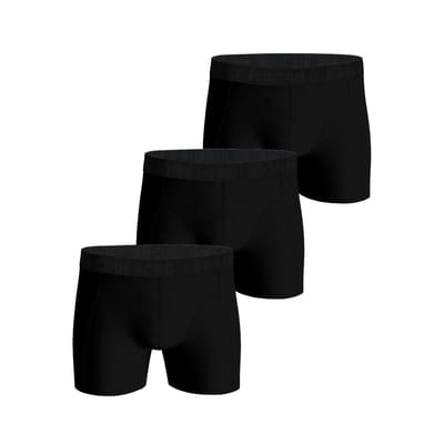Björn Borg Bamboo Cotton Blend boxers - heren boxers normale lengte (3-pack) - zwart - zwart - zwart