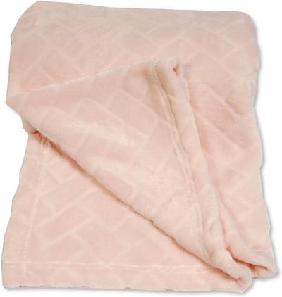 Nursery Time Dekentje Embossed 75 X 100 Cm Flanel Roze