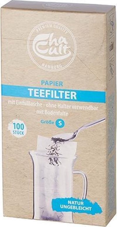 Cha-Cult - Theefilters maat S | 100 stuks