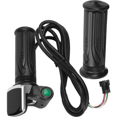 LCD-scherm met elektrische hoeveelheid met schakelaar EBike-snelheidsregeling Gashendel 6 kernen(48V ) black