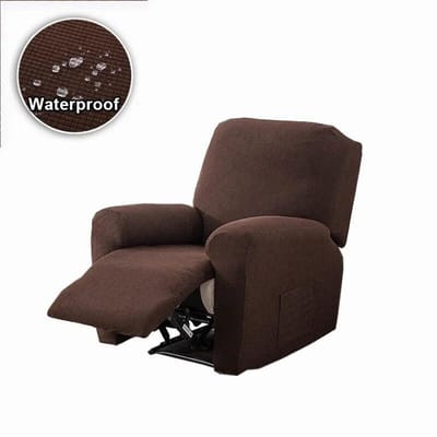 Waterdichte relaxfauteuilhoes voor woonkamer Jacquard bankhoes antislip fauteuilhoes kantoor thuisdecoratie bankhoes 4PCS