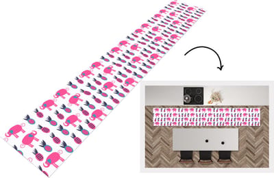 Keukenloper - Loper keuken - Ananas - Olifant - Design - 300x50 cm - Keukenloper vinyl