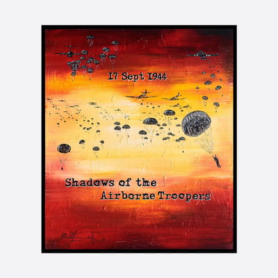 Zeefdruk Airborne Collection - Shadows of the Airborne Troopers