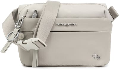 Hedgren HOGO – Heuptas / Crossbody – RFID-bescherming – Waterafstotend gerecycled materiaal – 2,5 L – Pussywillow Grey