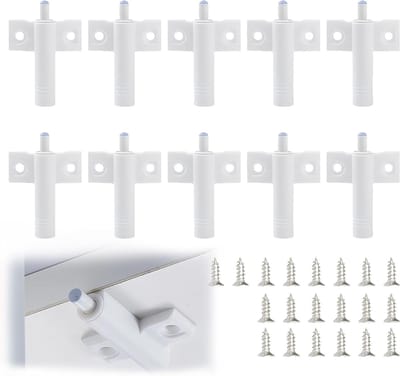 Premium hydraulisch zacht sluitmechanisme voor kastdeuren en laden, 10 stuks, stille dempers voor keuken en badkamer, eenvoudige installatie