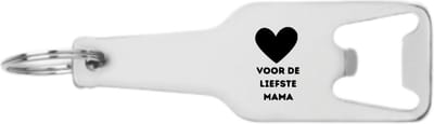 Akyol - voor de liefste mama flesopener - Mama - familie voor mensen met een moeder - cadeau - 105 x 25mm