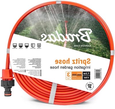 Spuitwaterslang - Irrigatieslang - Gazon Besproeien - Gelijkmatige Waterverdeling - 75 meter - Oranje