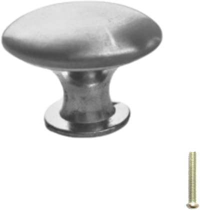 Kastknop - Meubelknop RVS - Inclusief bevestigingsbout - 24mm - ladegreep - Keukengreep - Handgrepen - Handvat - Greep