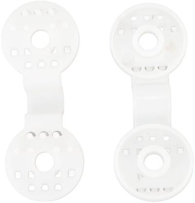 Dailygoods - 100 Stuks Plastic Clips voor Schaduwdoek en Vogelnetten