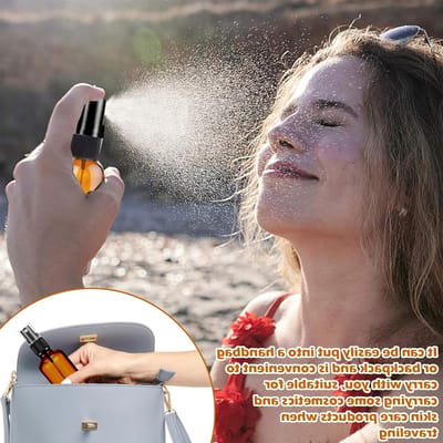 Set van 10 Bruine Glas Sprayflessen van 50 ml - Herbruikbare Atomizers voor Cosmetica en Essentiële Olie - Inclusief Trechter, Pipet en Labels voor Gemakkelijk Gebruik