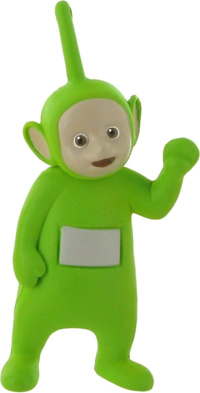Comansi Teletubbies Dipsy - Groene taart topper decoratie - 8 cm