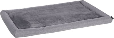 Hondenkussen – Benchkussen – Hanka Rechthoekig Grijs – luxe hondenkussen met afneembare hoes – XL – 100,5cm