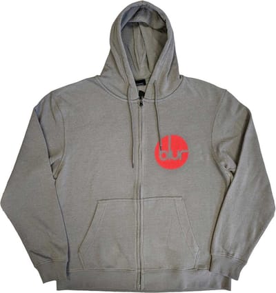 Blur - Circle Logo Vest met capuchon - S - Grijs