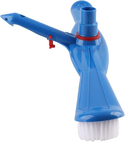 Zwemvijver Zuigborstel voor het Reinigen van Zwembadvloeren, Ideaal voor Tuinvijvers en Spa's, 50.5 cm, Blauw