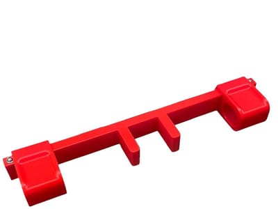 Kraangreep Vergrendeling - Kraan Beveiliging - Voorkom Waterlekkage - Universele Pasvorm - 25 cm Lengte - Wit