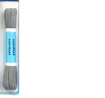 Cordial veter - 90cm - grijs - plat