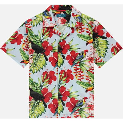 In Gold We Trust Unisex The Toecan Shirt Multicolor Maat: XS | Overhemden Outlet | Unisex