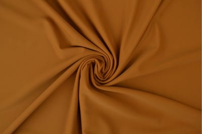 Lycra stof - Donker okergeel - 1 meter - Per meter - 155cm breed