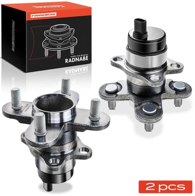 Frankberg 2x Wielnaaf Set Achter voor Daihatsu Materia Sirion Subaru