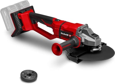 Accu Haakse Slijper - Slijpmachine - Metaal Bewerken - Borstelloze Motor - 230 mm Schijf - Zwart/Rood