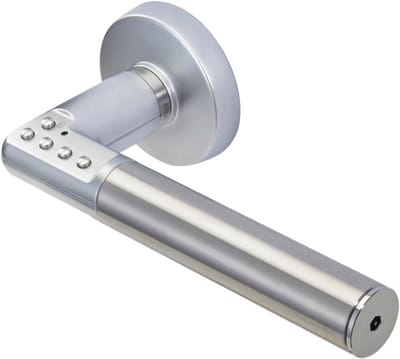 Elektronische Deurgrepen - Codelock Handgrepen - Toegangscontrole - Automatische Sluiting - Set van 2 - Zilver
