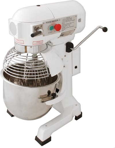 Horeca spiraalmixer - zilver - 20l - 3 versnellingen