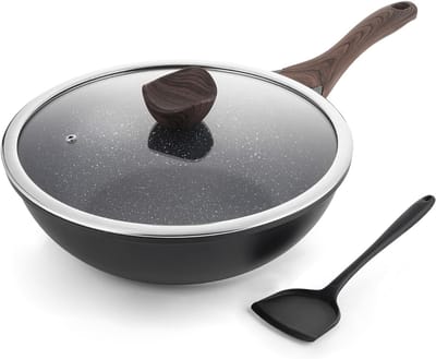 CLGP® Inductie Wokpan Met Deksel - Wokpan