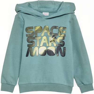 s.Oliver Junior Sweatshirts Blue Aqua Maat: 92/98 | Truien Outlet | kids | Blauw