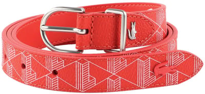 LACOSTE Riem Casual Women's Belt W80 Mono Corrida Lotus Rood