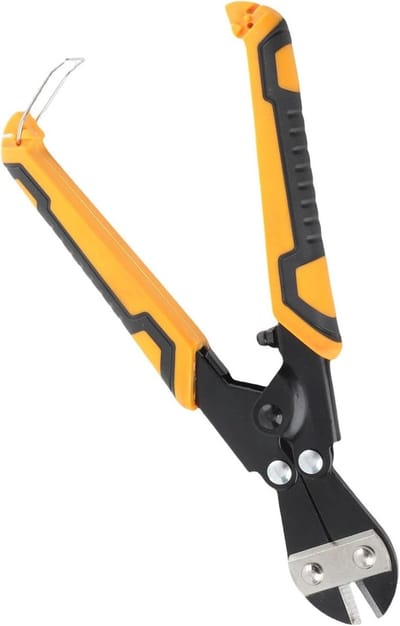 HEEPDD MiNi-boutenschaar, CRV-staal Heavy-duty Draadtang, Ergonomisch Ontwerp voor Het Snijden van Bouten en Draadstangen, Ideaal voor Gebruik Thuis en in de Werkplaats