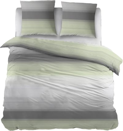 Snoozing Poires Dekbedovertrek - Eenpersoons - 140x200/220 cm - Groen