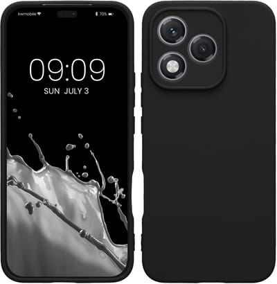 kwmobile telefoonhoesje geschikt voor HONOR 400 Lite - Hoesje voor smartphone - Precisie camera uitsnede - In mat zwart