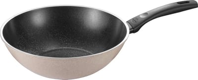 28 cm Wokpan van Gerecycled Aluminium met Keramische Antiaanbaklaag voor Inductie