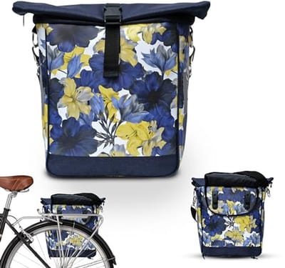 Waterdichte Fietstas voor Bagagedrager - 2-in-1 Schouder- en Fietstas met Klickfix Haken
