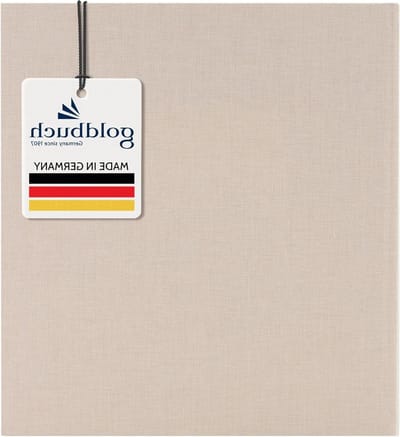 Fotoalbum Summertime Trend 2 - 100 witte pagina's - pergamijn scheidingsbladen - linnen omslag - 600 foto's - hoogwaardig papier - beige - 30 x 31 cm
