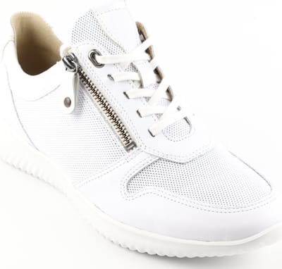 Hartjes 162.1124/99 - Volwassenen Dames veterschoenen - Kleur: Wit/beige - Maat: 37.5