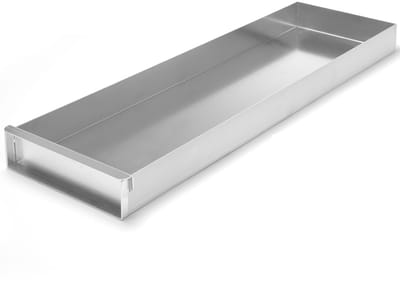 Plaque de cuisson rectangulaire fermée en aluminium pour confiserie 580X200X(H) Hendi 689868 50 mm