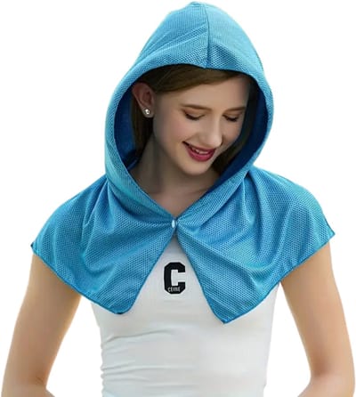 Bovista Koelsjaal - Sport - Sjaal - Wandelen - Zomer - Ijs - Verkoeling - Blauw
