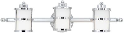 Licht-Erlebnisse - Enisa - Wandlamp - IP44 - 3000K - 960lm - G9 - van - Metaal glas - in - Gepolijst chroom wit - Wandlamp Badkamer