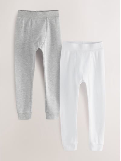 Next - Jongens - Verpakking van 2 thermische leggings - Grijs