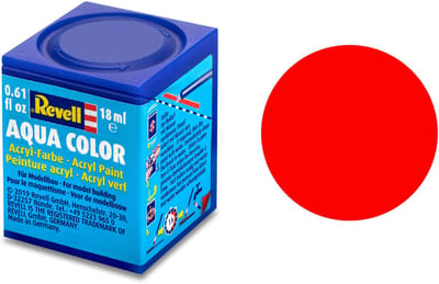 Revell Hobbyverf Acrylverf - Aqua #25 Luminous Orange - Matt - RAL2005 - Acryl - Verf potje - 18 ml
