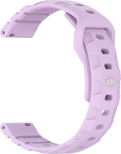 Siliconen bandje - geschikt voor Garmin Venu 2s / 3s / 4 (41mm) / Vivoactive 4s / Forerunner 255s / 265s - Huawei Watch GT 5 Pro - 42mm / GT 6 / GT 5 / GT 4 - 41mm - lila