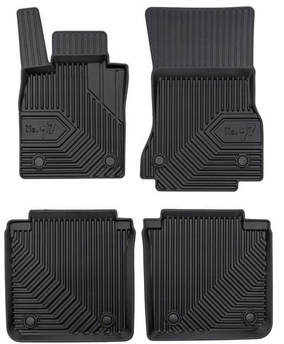 Frogum - No.77 - Automatten 3D - Geschikt voor BMW i7 Sedan (G70) vanaf 2022 - 4-delig - TPE Rubber - Zwart