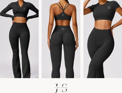 Flaired Sportbroek - Maat: S - Merk: DV - Kleur: Zwart - Hoge Kwaliteit - Seamless - Butt Scrunch / Billen Lift - Scrunch Legging - Flaire Broek - Sportlegging / Sport Broek & Legging - Luxe Broek - Wijde Pijpen - Aansluitend / Flared